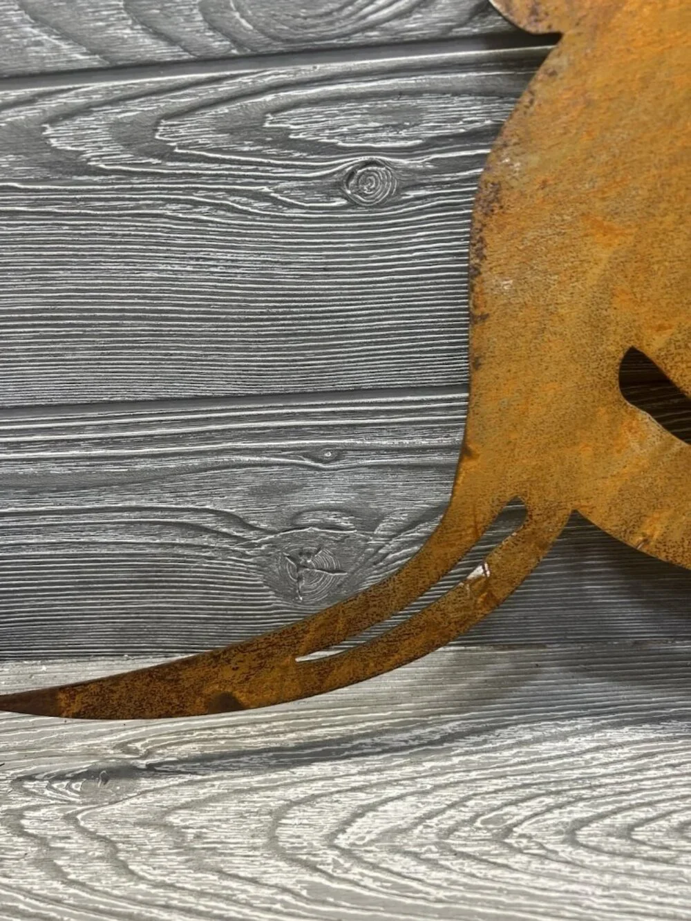 Large Rusty Metal Running Dog Cut Out Wall Art Rustic Decor 29” X 16”